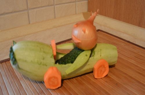 Manualidades de vegetales con sus propias manos