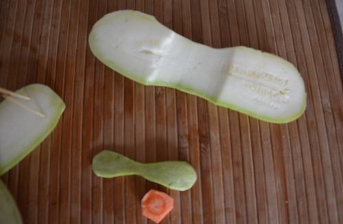 Manualidades de vegetales con sus propias manos