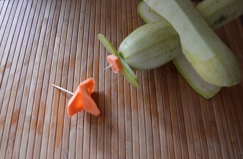 Manualidades de vegetales con sus propias manos