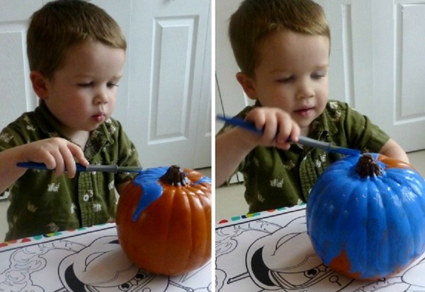 Manualidades de una calabaza con sus propias manos para el jardín de infantes y la escuela, clases magistrales paso a paso