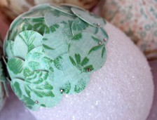 Manualidades de Pascua: decorado con huevo de papel