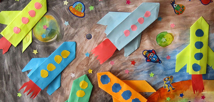 Artesanía para el día de la Cosmonáutica