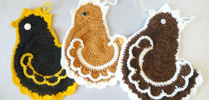 Cómo atar un gancho en forma de un pollo