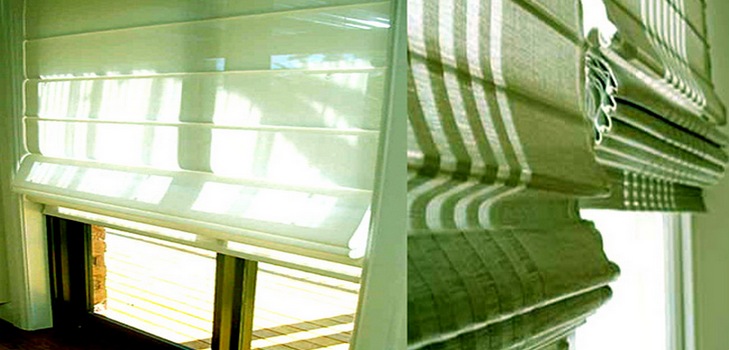 Cortinas romanas con sus propias manos