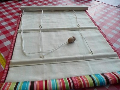 Cortinas romanas con sus propias manos