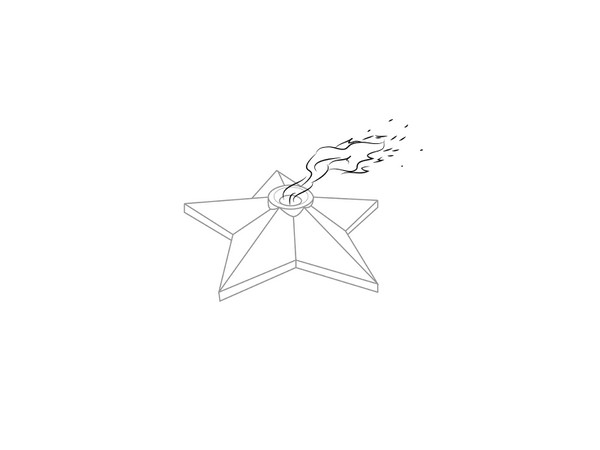 En la memoria de las generaciones para siempre: dibujos el 9 de mayo en etapas