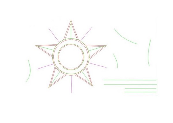 En la memoria de las generaciones para siempre: dibujos el 9 de mayo en etapas