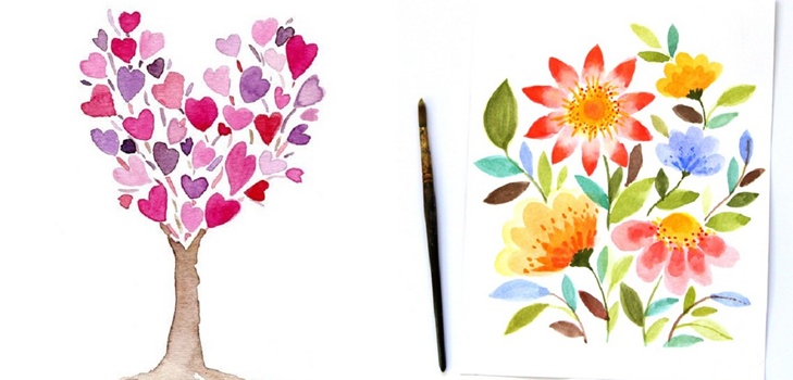 Dibujando el Día de la Madre con sus propias manos: lápiz, pinturas, jardín de infantes, escuela