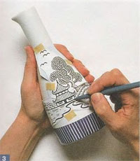 Pintura de cerámica: set para sushi
