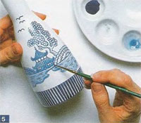 Pintura de cerámica: set para sushi