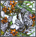 Pintura de vidrio