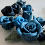 Rosas de arcilla polimérica