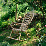 Jardín de estilo rústico