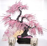 Sakura de cuentas