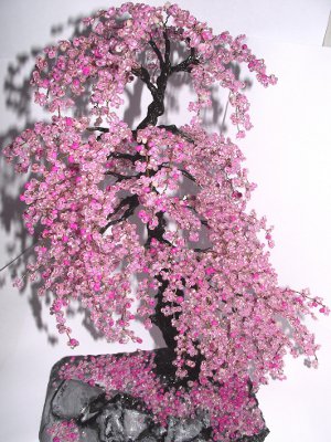 Sakura de cuentas