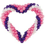 Corazón de bolas para el día de los amantes