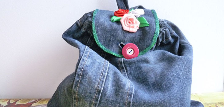 Cosimos una mochila de mezclilla con nuestras propias manos - fotos y patrones