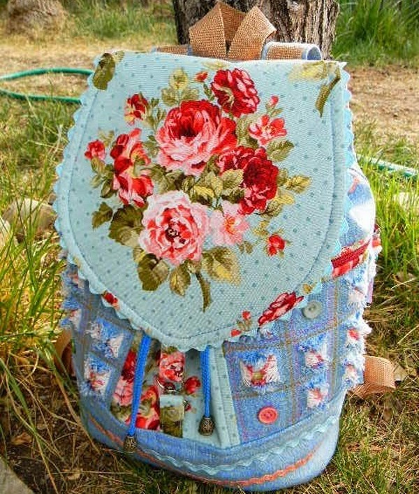 Cosimos una mochila de mezclilla con nuestras propias manos - fotos y patrones