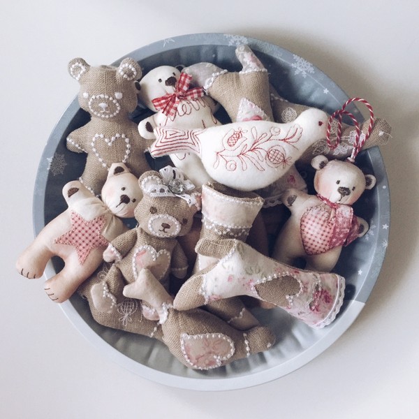 Cosamos juguetes de peluche en estilo Tilde con nuestras propias manos - patrones