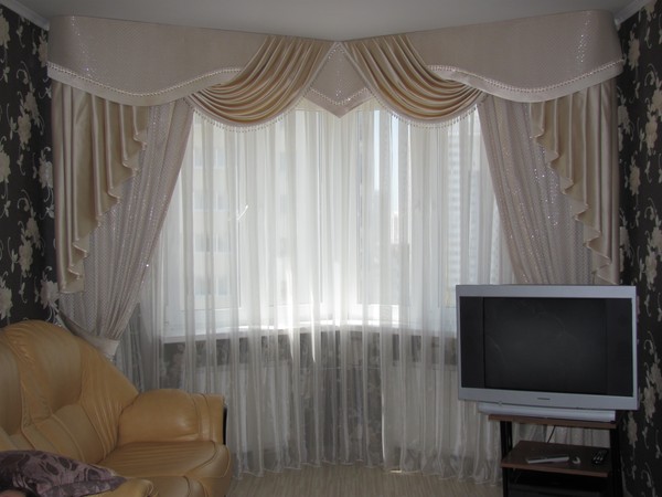 Cortinas con svagami propias manos - fotos y patrones