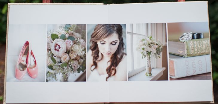 Ideas para un álbum de fotos de boda