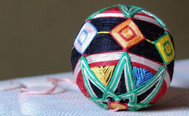 Temari: bolas de hilo