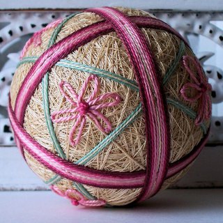 Temari: bolas de hilo Temari: bolas de hilo