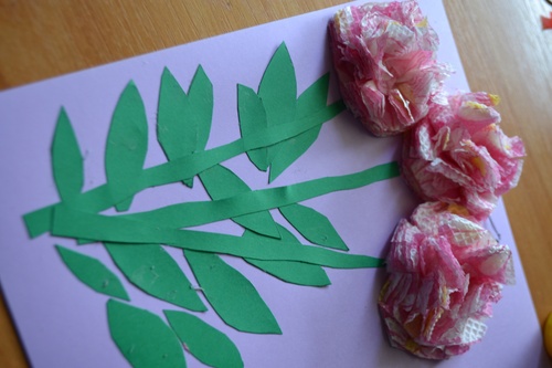 Artesanías para el 9 de mayo: el fuego eterno del papel con sus propias manos