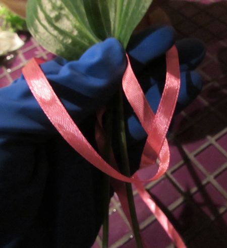 Guirnalda de flores para la boda con sus propias manos
