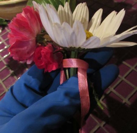 Guirnalda de flores para la boda con sus propias manos