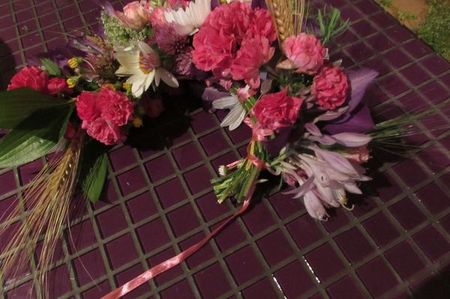 Guirnalda de flores para la boda con sus propias manos