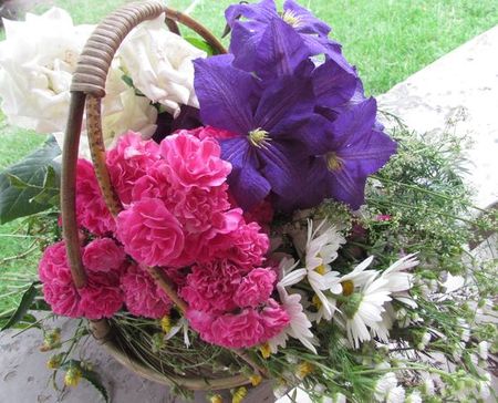 Guirnalda de flores para la boda con sus propias manos