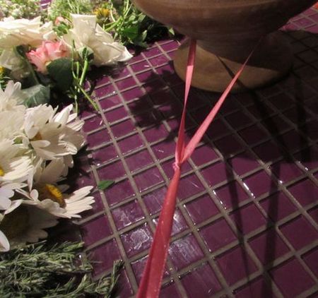 Guirnalda de flores para la boda con sus propias manos