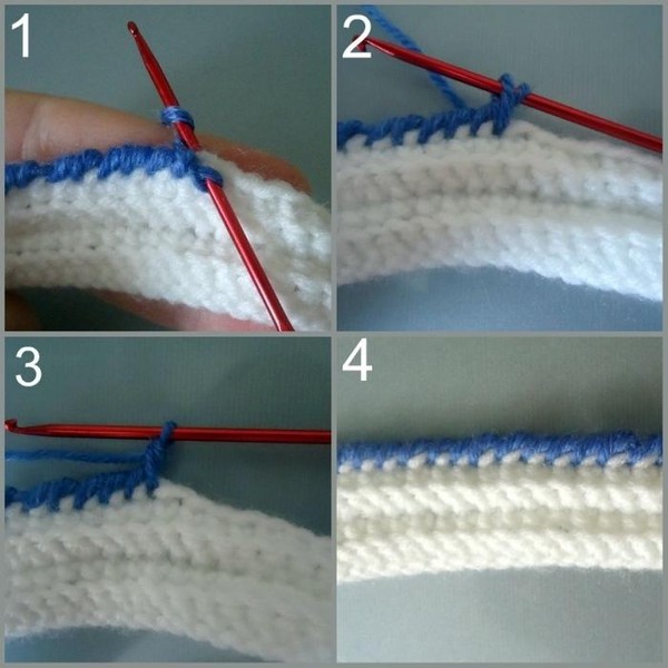 Crochet "Rachy step" - técnica de ejecución