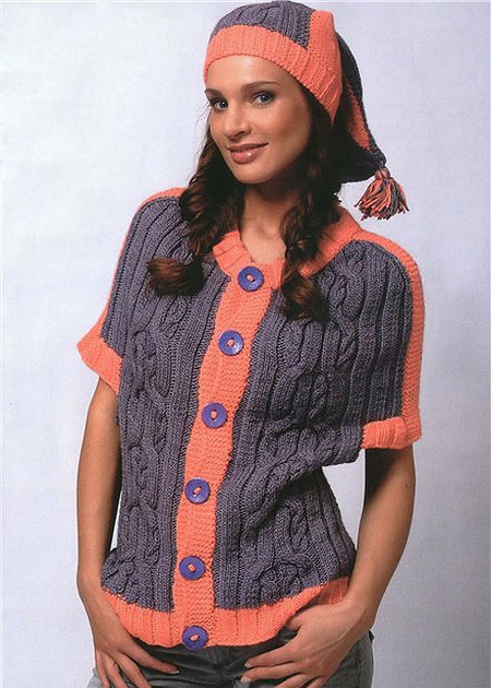 Chaquetas de punto femenino con sus propias manos