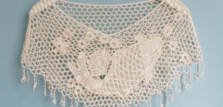 Blusa de verano a cielo abierto "Romance del verano" con agujas de tejer