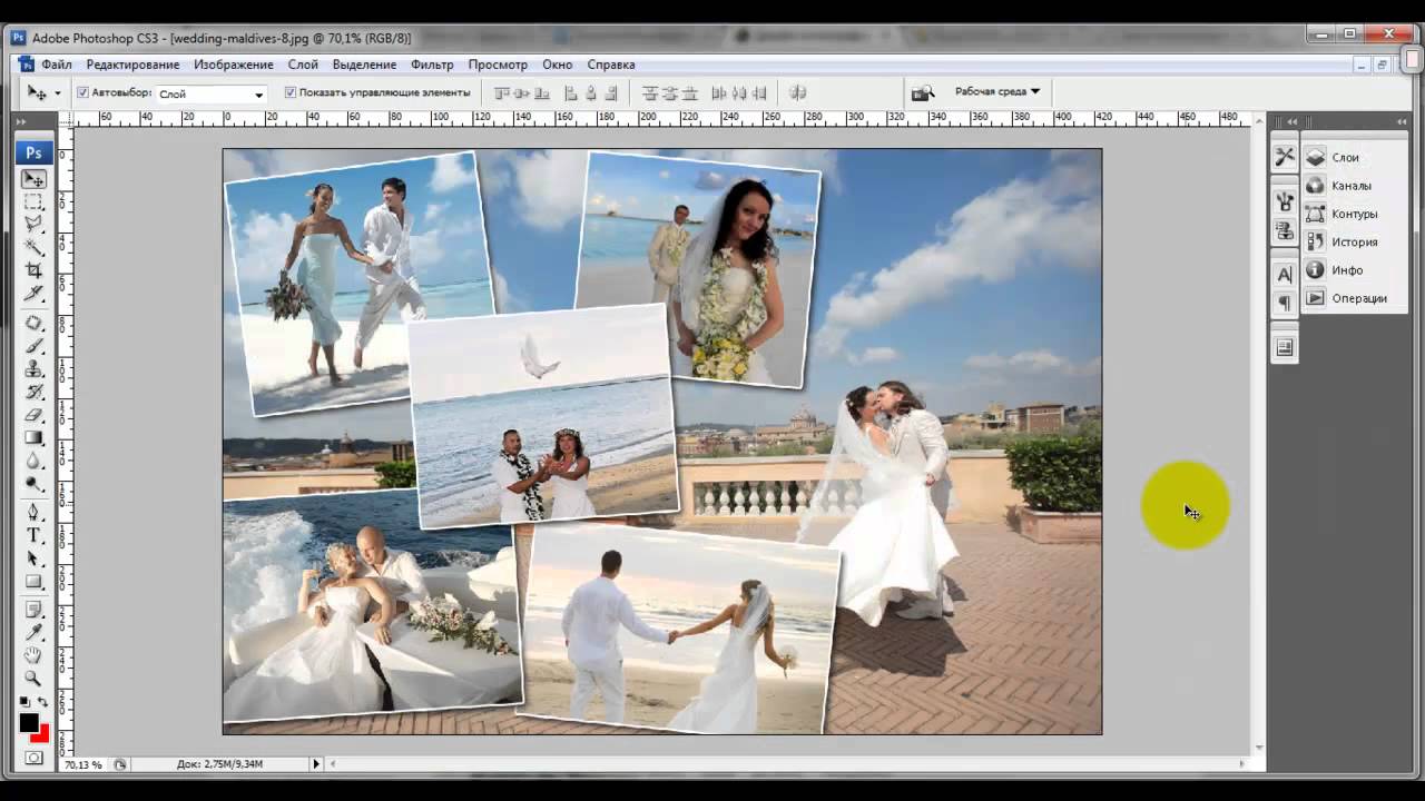 Cómo hacer un collage de fotos con tus propias manos