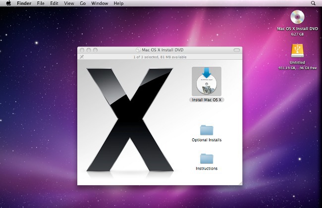 Cómo instalar Mac OS X