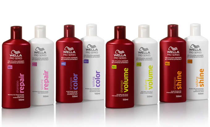 Champú, bálsamo, acondicionador, acondicionador Wella Pro Series