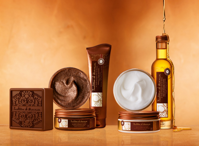 Yves Rocher TRADITION DE HAMMAM jabón, eksfoliant, máscara, bálsamo, elixir
