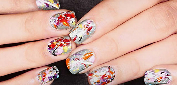 Manicura abstracta - tendencia de verano-2016