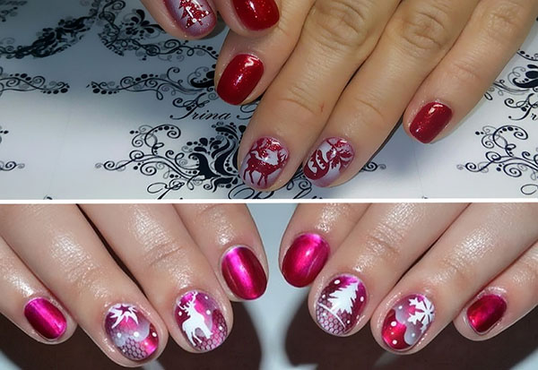Aerografía: la idea de una manicura festiva