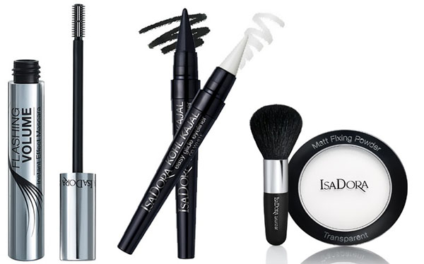 Blanco y negro: una colección de maquillaje Isadora The Monchrome Look