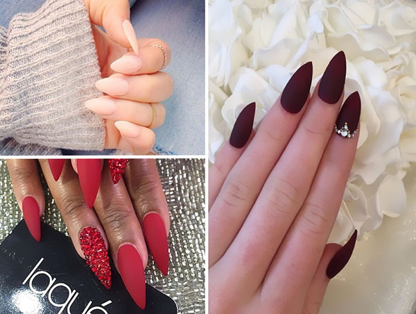 Disco vuelve: stiletto nails - tendencia 2016-2017