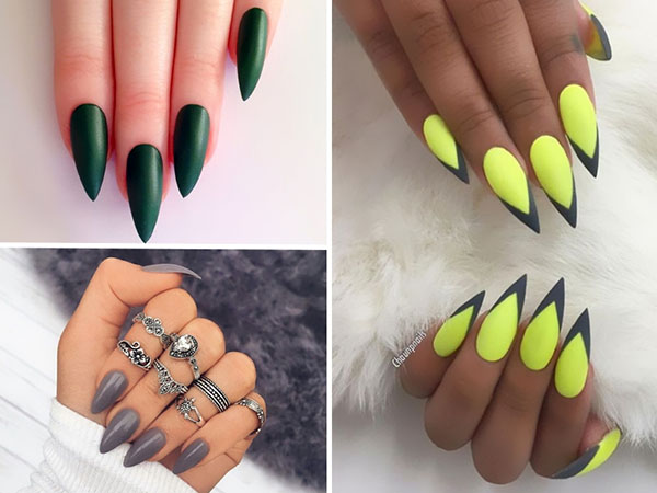 Disco vuelve: stiletto nails - tendencia 2016-2017
