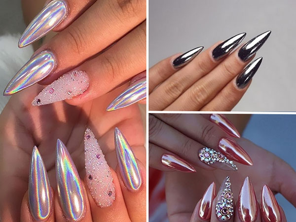 Disco vuelve: stiletto nails - tendencia 2016-2017