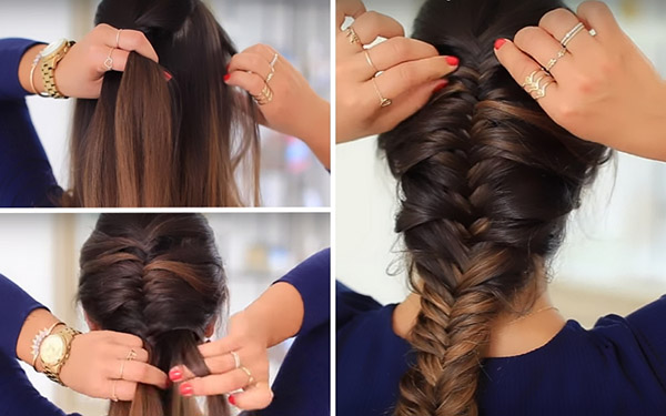 Trenza francesa: tres formas sencillas de tejer de bloggers de belleza