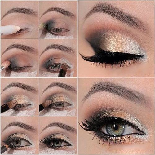 Glamoroso maquillaje en casa