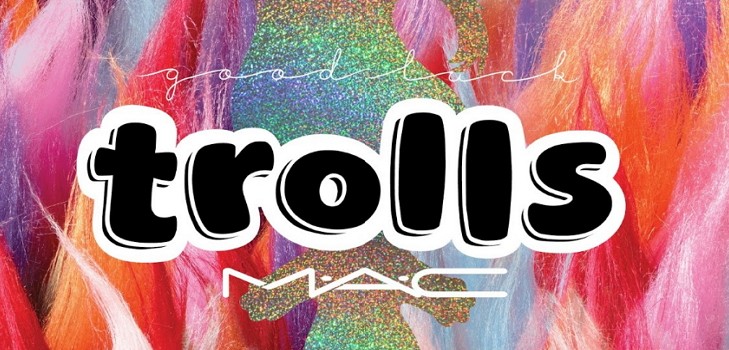 Glamorous troll: colección decorativa de MAC Good Luck Trolls