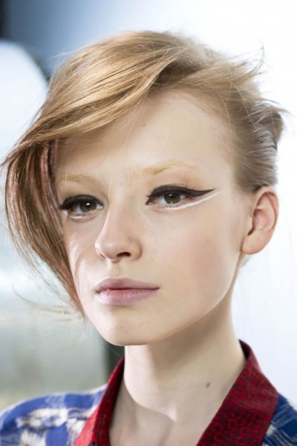 Maquillaje gráfico - tendencia de invierno 2016-2017